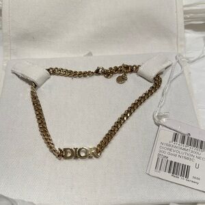 Dior Gold Chain Necklace